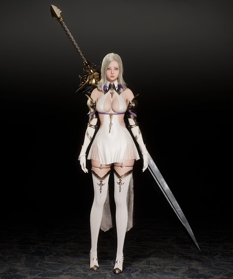 《上古卷轴5：天际重制版》洛奇英雄传黛莉娅女神套装MOD