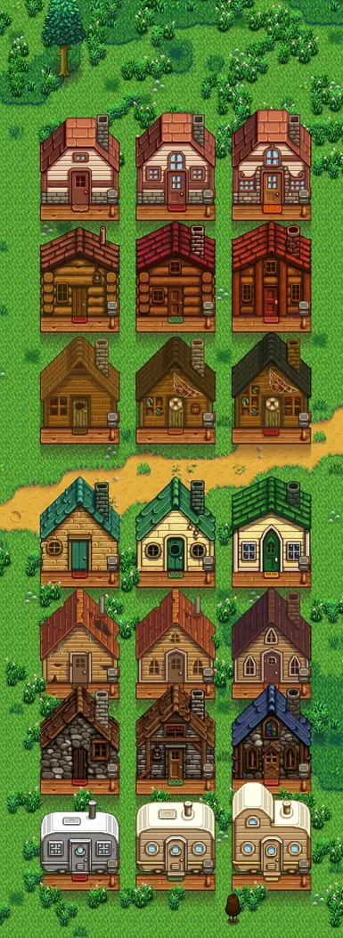 《星露谷物语》可装饰小屋重制MOD