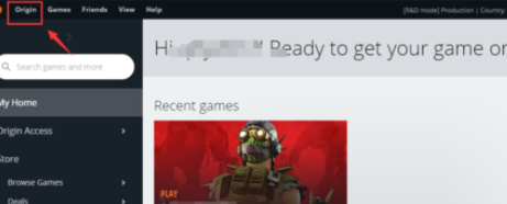 Origin橘子平台怎么更改为中文