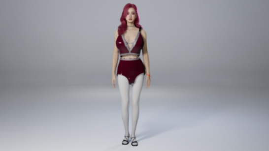 《inZOI》御姐红色性感泳衣MOD