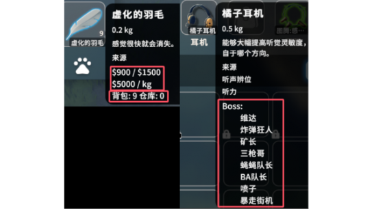《逃离鸭科夫》显示物品价值数量MOD