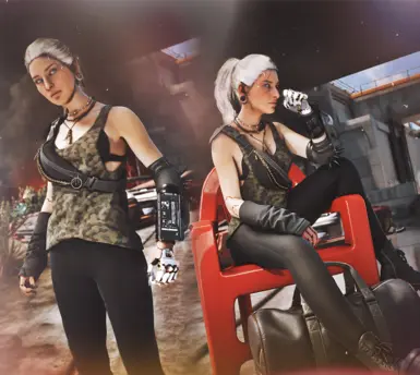 《赛博朋克2077》罗莎的简单装扮MOD