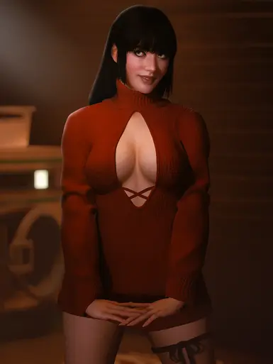 《赛博朋克2077》舒适冬季装扮MOD