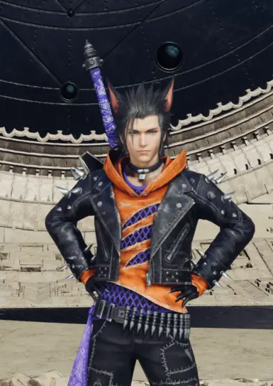 《最终幻想7:重生》MOD|扎克黑猎犬服装|