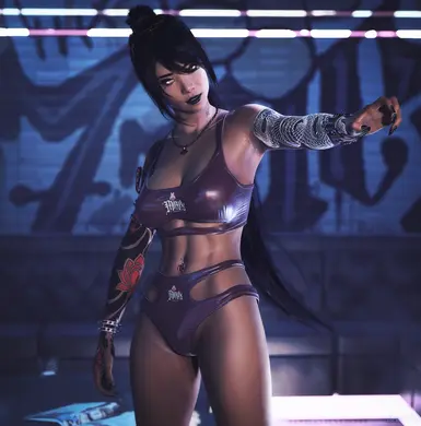 《赛博朋克2077》刀锋皮革服装MOD