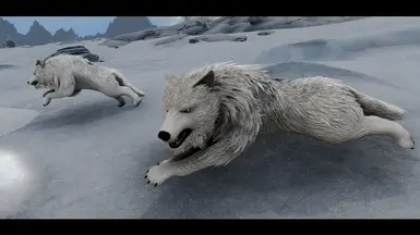 《上古卷轴5：天际重制版》MOD|凶巨狼|