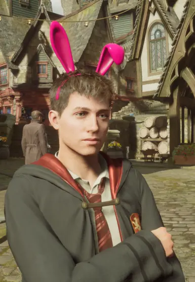 《霍格沃茨之遗》主角兔耳朵外观MOD