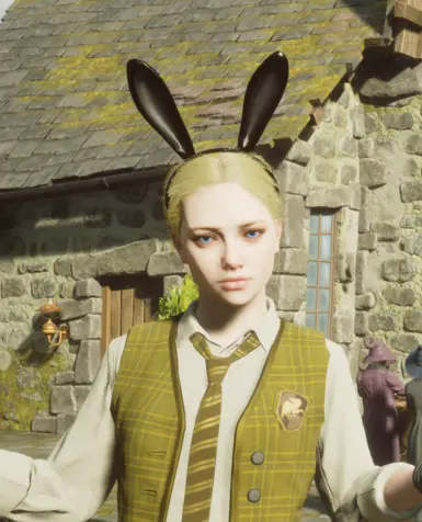 《霍格沃茨之遗》主角兔耳朵外观MOD