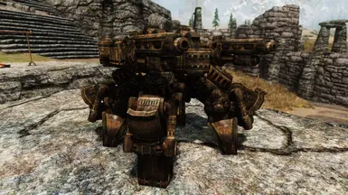 《上古卷轴5：天际重制版》矮人齿轮步行者MOD