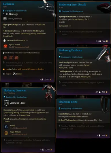 《博德之门3》刀歌服装MOD