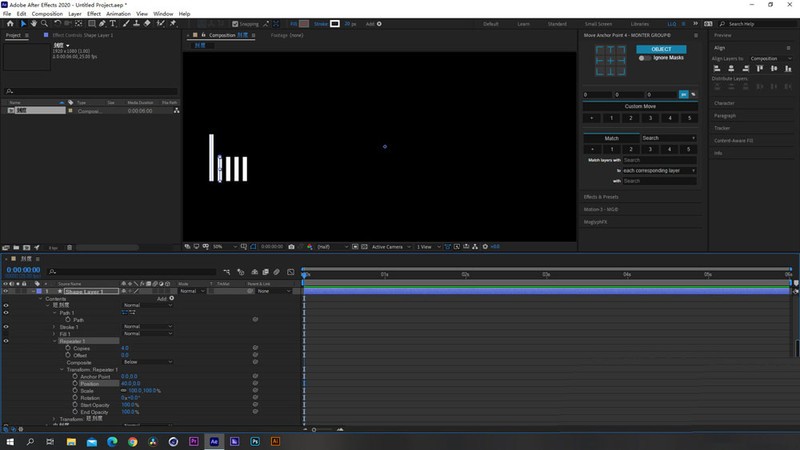 AE怎么绘制刻度尺