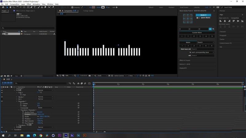 AE怎么绘制刻度尺