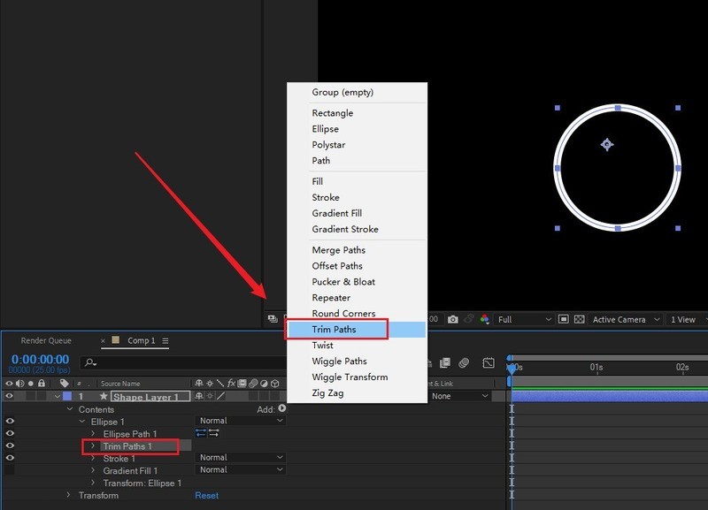 AE怎么制作生长成曲线的动画效果