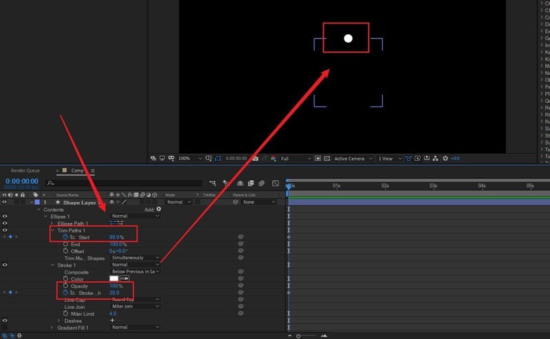 AE怎么制作生长成曲线的动画效果