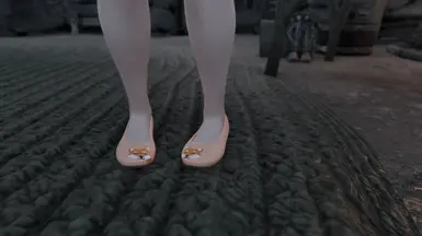 《上古卷轴5：天际重制版》花俏狐狸鞋子MOD