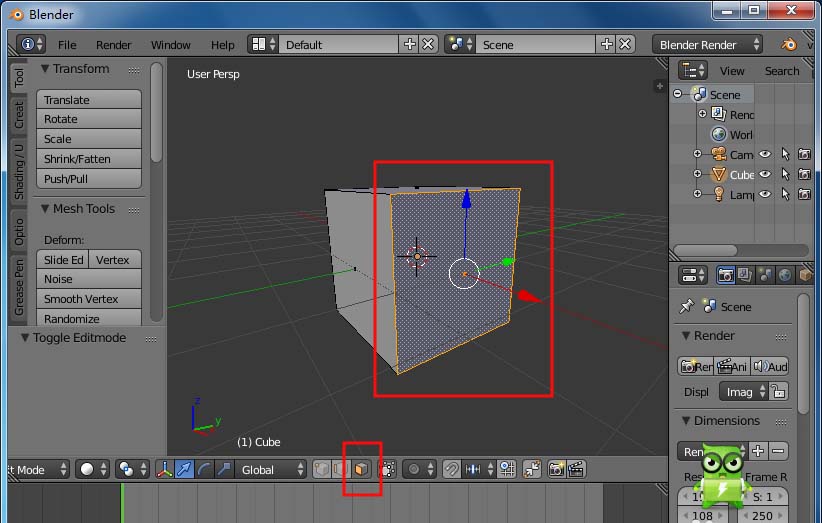 blender删除后留下的线怎么做封面
