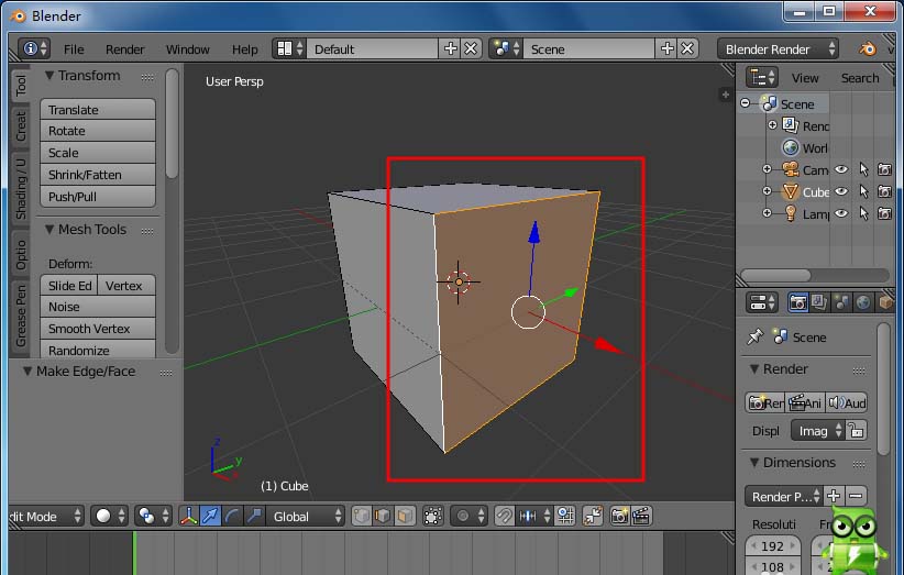blender删除后留下的线怎么做封面