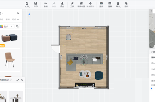 酷家乐怎么使用线性阵列工具