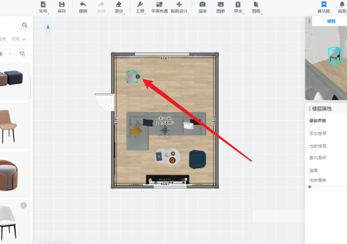 酷家乐怎么使用线性阵列工具