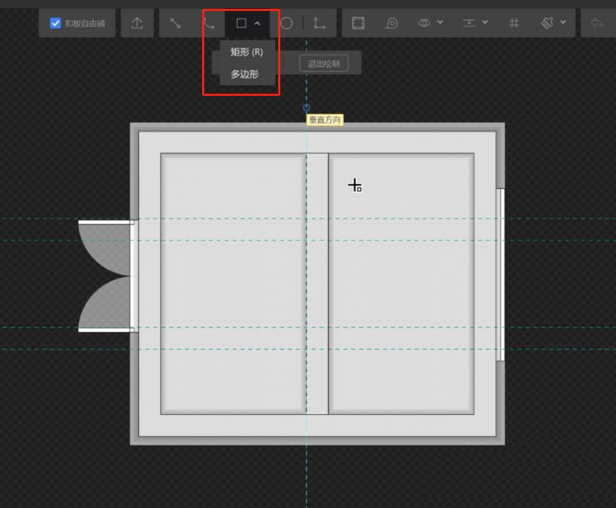 酷家乐井字顶怎么做