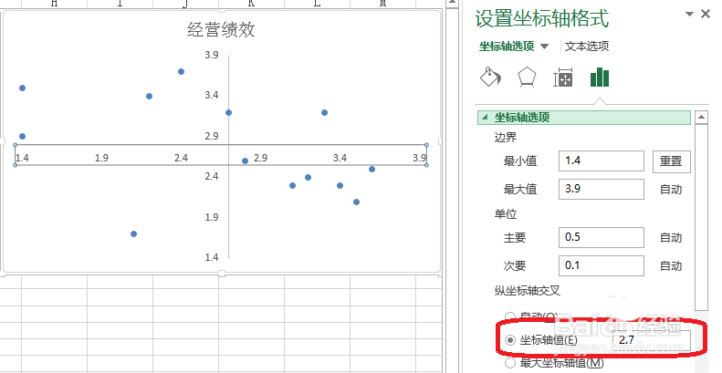Excel表格中怎么制作矩形散点图