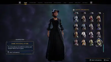 《霍格沃茨之遗》18世纪舞会礼服外观MOD