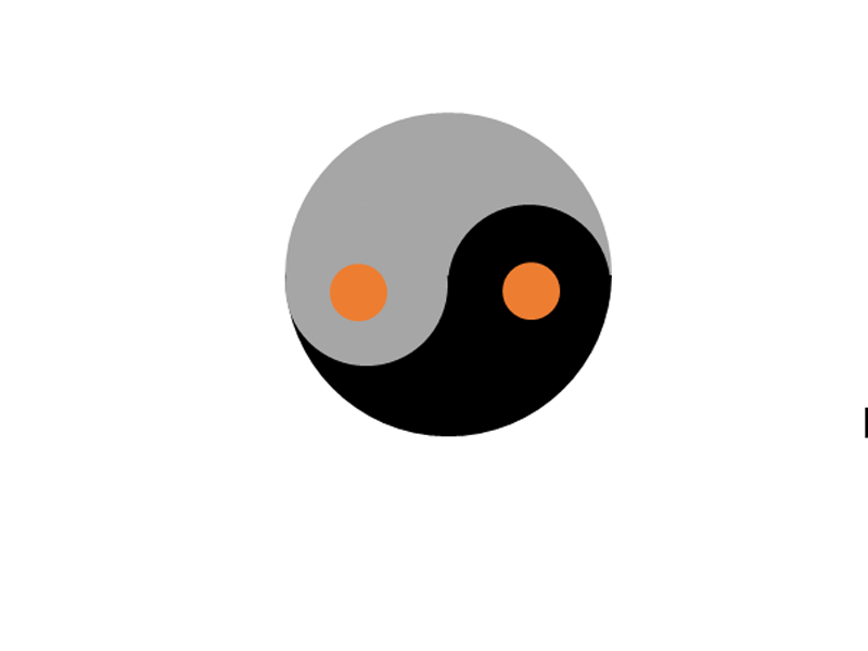 excel表格怎么绘制太极八卦图