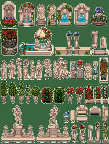 《星露谷物语》HxW浪漫家具MOD