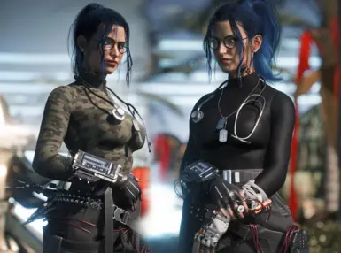 《赛博朋克2077》罗莎的高领紧身衣外观MOD