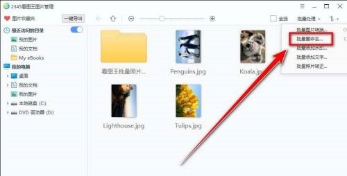 2345看图王如何替换文件名字符