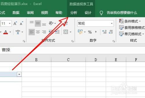 Excel2019透视表使用切片器教程