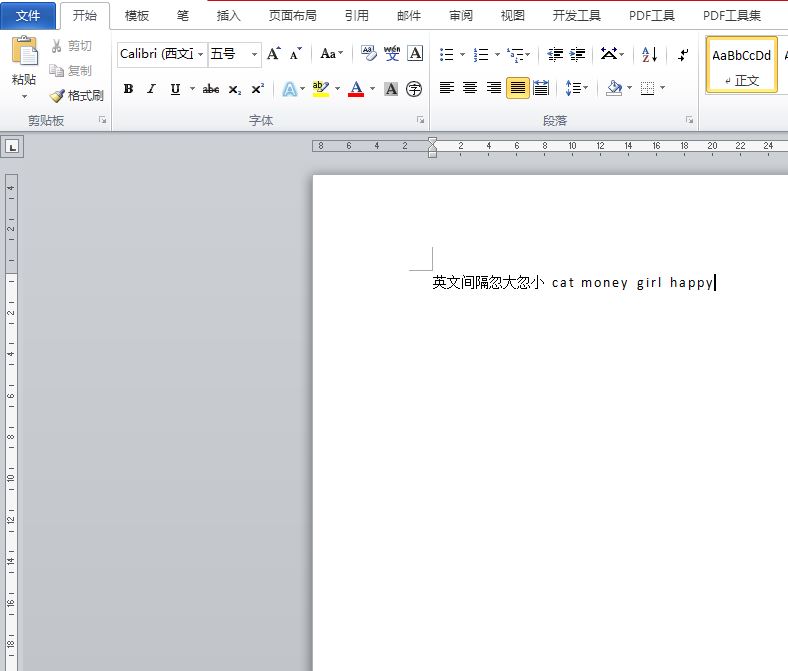 word英文间隔忽大忽小怎么办