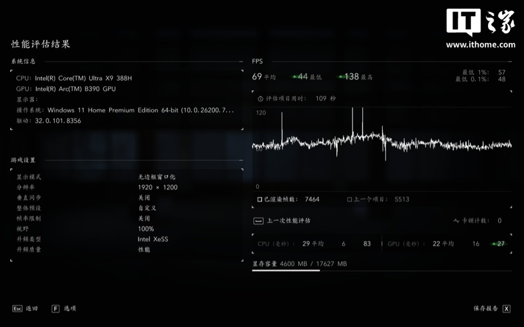 酷睿 Ultra X9 处理器 388H 体验：电竞级核显，续航超持久