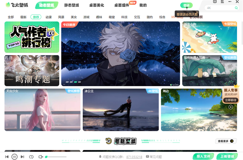 飞火动态壁纸最新电脑版