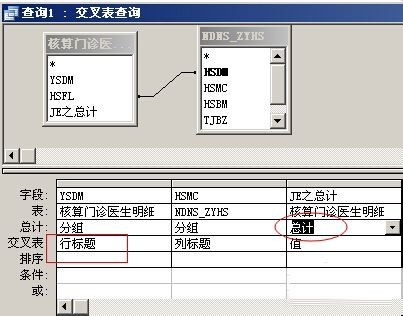 access交叉表怎么进行可观性查询