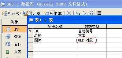 access如何将图片导入数据库进行保存