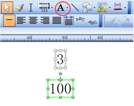 BarTender如何创建分数
