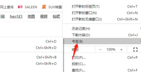 谷歌浏览器如何保存书签