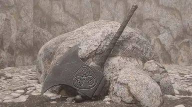 《上古卷轴5：天际重制版》鼠卫武器黑斧MOD