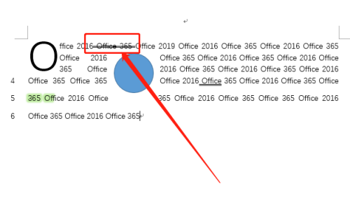 Office 2016如何给字体添加双删除线