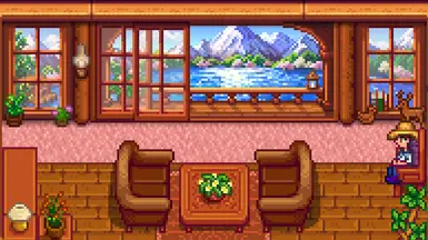 《星露谷物语》雪峰闪耀窗户和阳台MOD