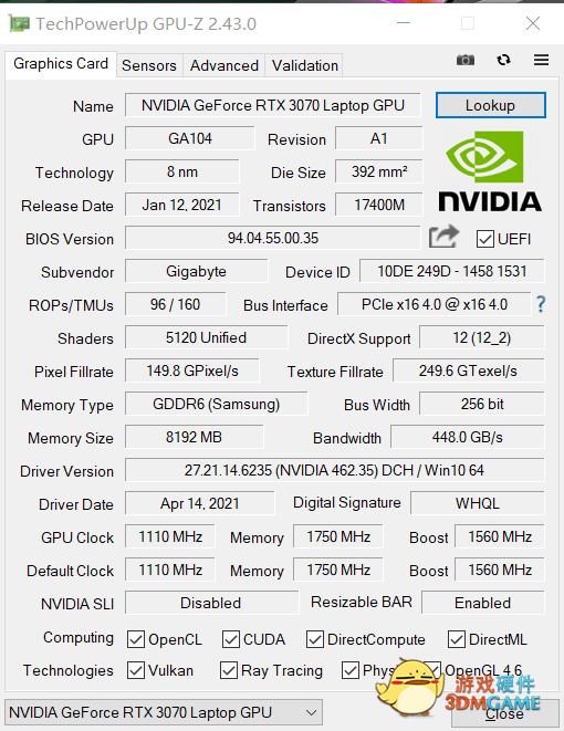 AORUS 15P XD评测：万元高端本，主流游戏全通关
