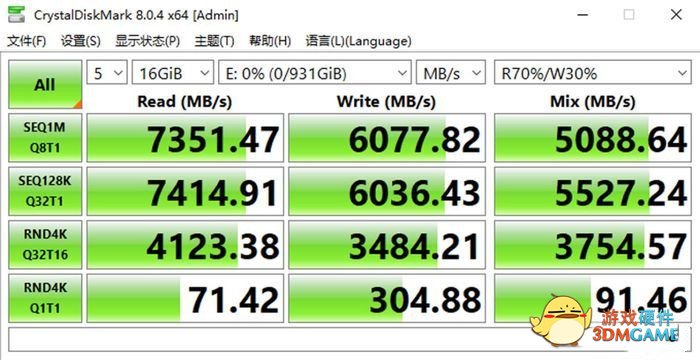 铠侠EXCERIA PRO极至超速SSD 1TB评测