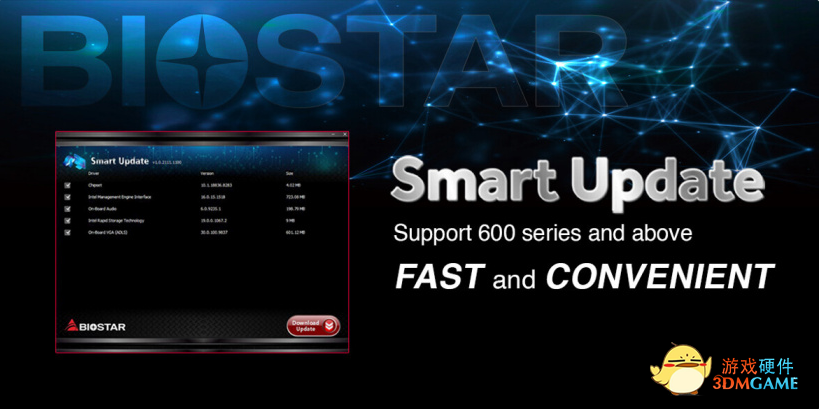 映泰推出 Smart Update 主板 BIOS / 驱动升级软件，简化操作步骤