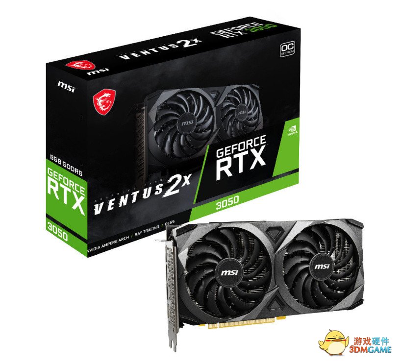 微星发布三款 RTX 3050 显卡，1 月 27 日上市
