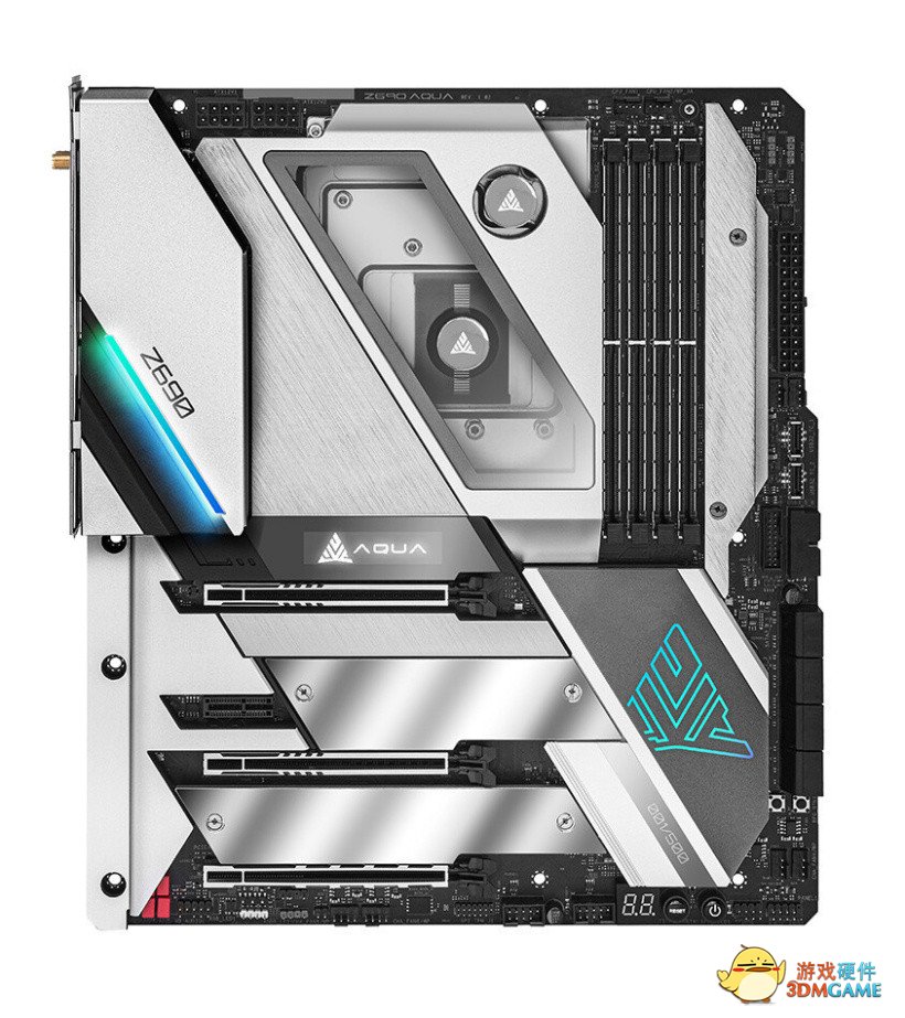 华擎发布两款 Z690 Aqua 主板：一体式 CPU 水冷头，20 相供电