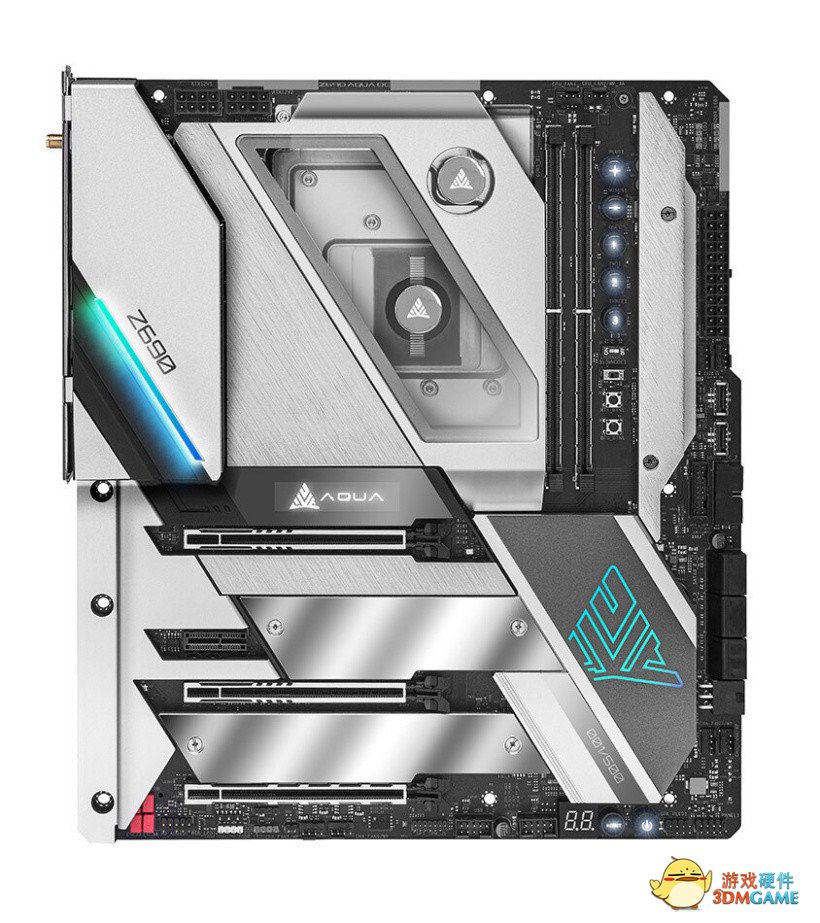 华擎发布两款 Z690 Aqua 主板：一体式 CPU 水冷头，20 相供电