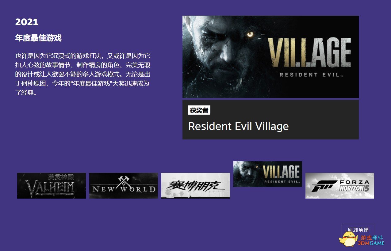 Steam大奖出炉，《赛博朋克2077》收获Steam杰出剧情大奖