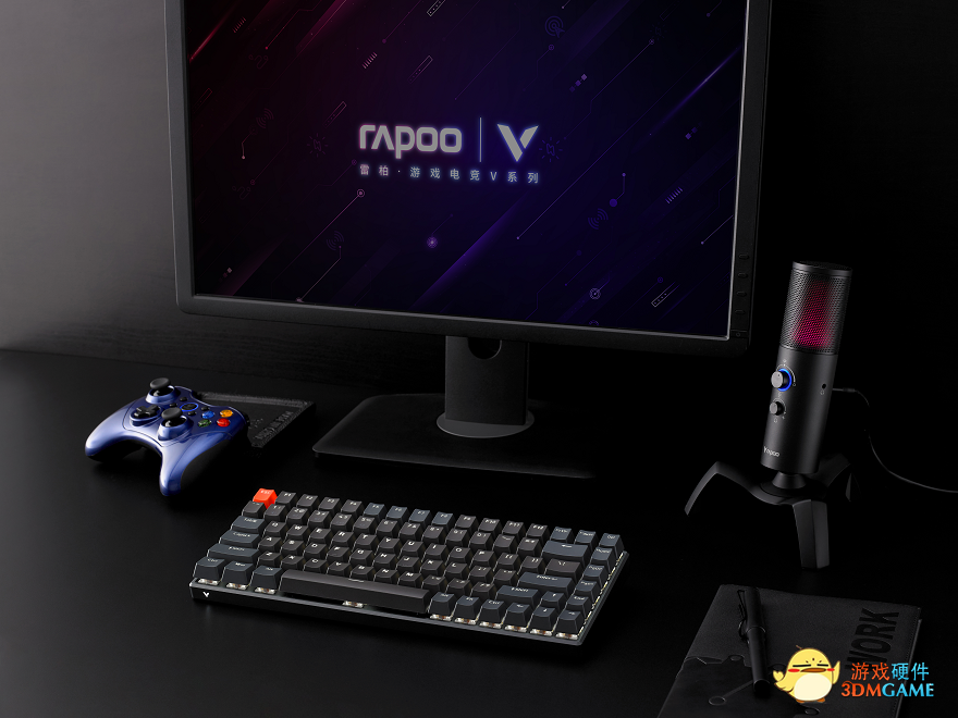 雷柏V700-8A孤勇者版多模式有线无线背光游戏机械键盘图赏