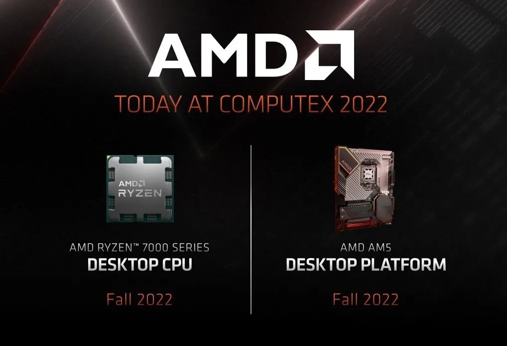 全面支持DDR5！AMD锐龙7000系列处理器正式发布